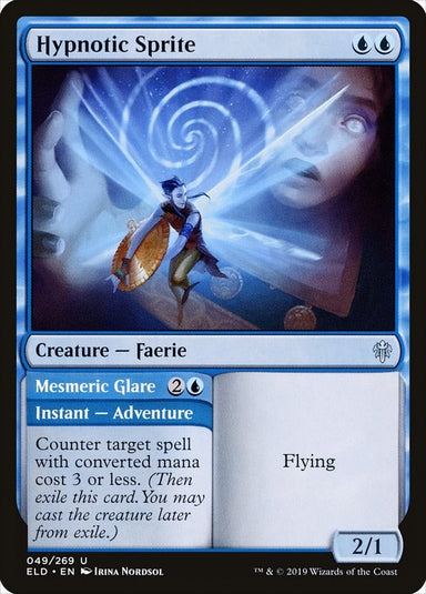Image for Hypnotic Sprite (49) (Throne of Eldraine) - Magic: The Gathering