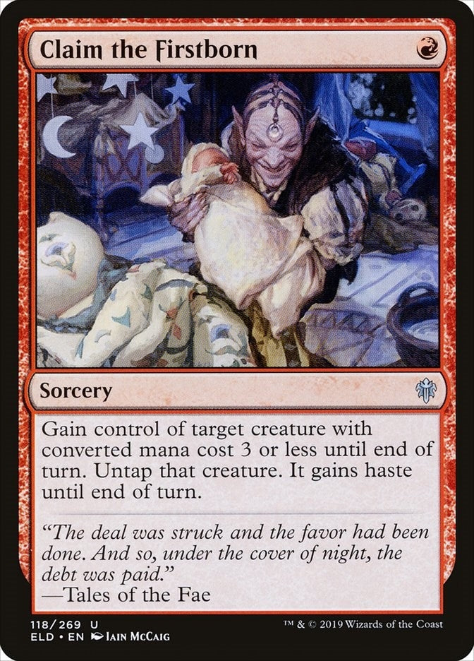 Image for Claim the Firstborn (118) (Throne of Eldraine) - Magic: The Gathering
