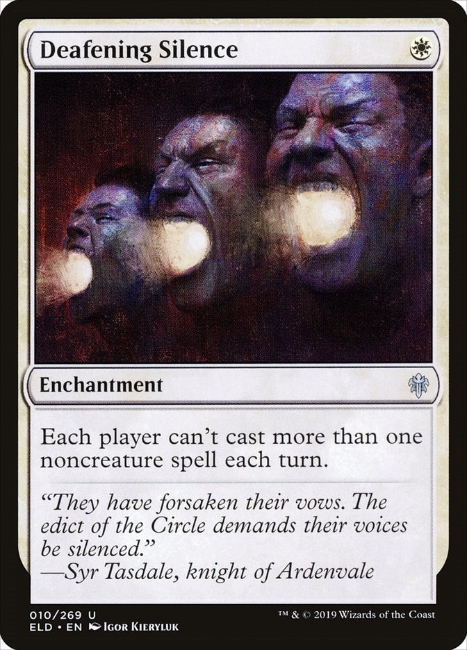 Image for Deafening Silence (10) (ELD) - Magic: The Gathering
