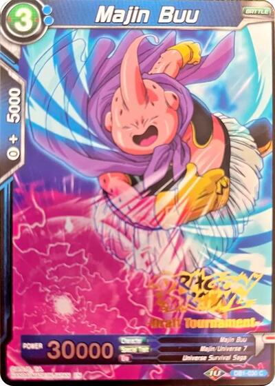 DB1-030  - Majin Buu (Dragon Brawl Draft Tournament Gold Stamped)