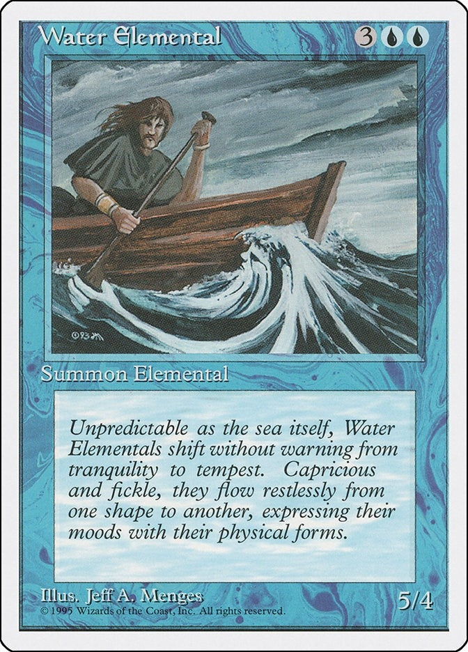 Image for Water Elemental (Fourth Edition) (4ED) - Magic: The Gathering