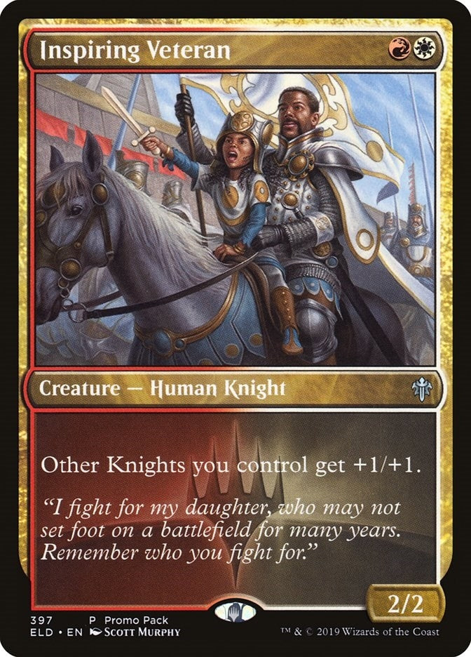 Inspiring Veteran (397) (Throne of Eldraine)