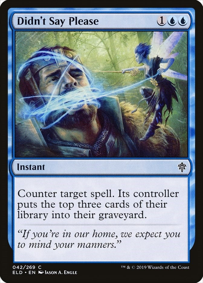 Image for Didn't Say Please (42) (Throne of Eldraine) (ELD) - Magic: The Gathering