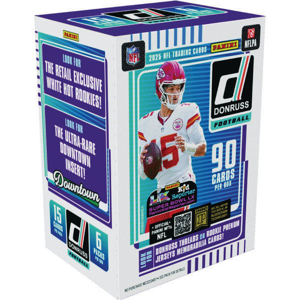 PRE ORDER - Panini Donruss 2025 NFL Football Trading Card- Blaster Box