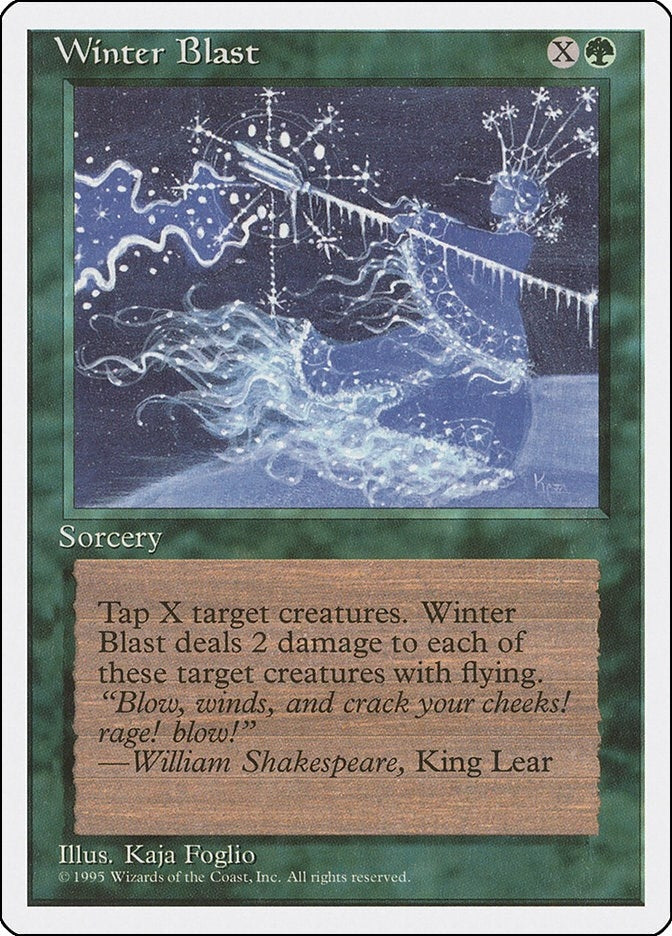 Image for Winter Blast (Fourth Edition) (4ED) - Magic: The Gathering
