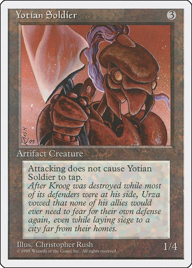 Image for Yotian Soldier (Fourth Edition) (4ED) - Magic: The Gathering