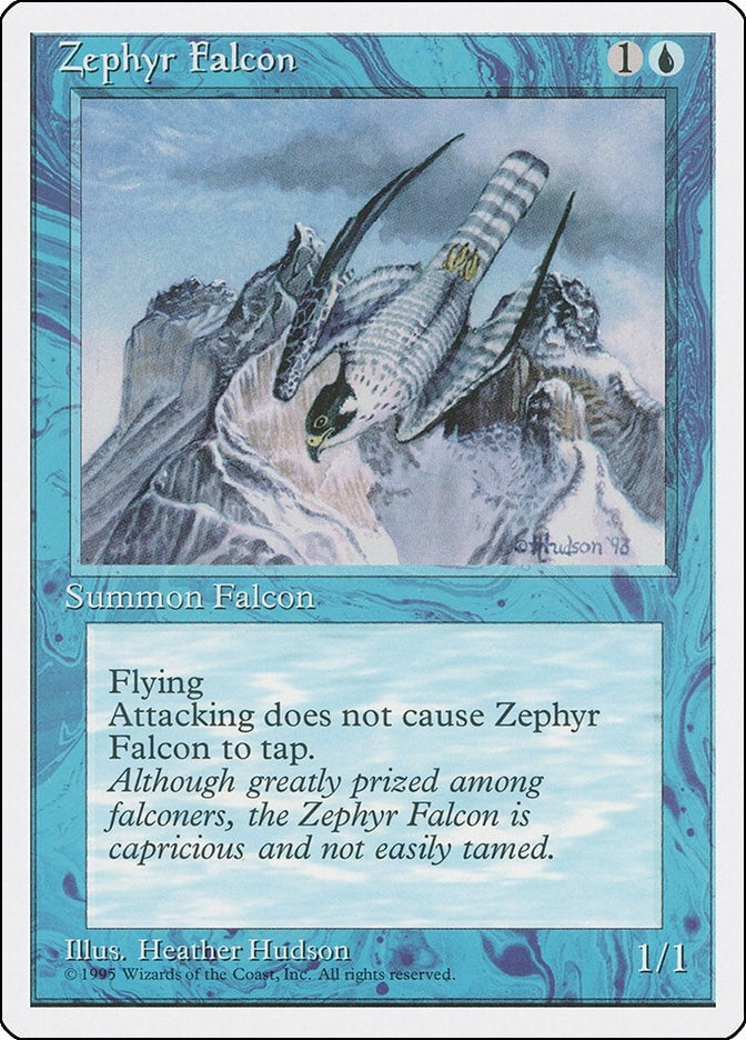 Image for Zephyr Falcon (Fourth Edition) (4ED) - Magic: The Gathering
