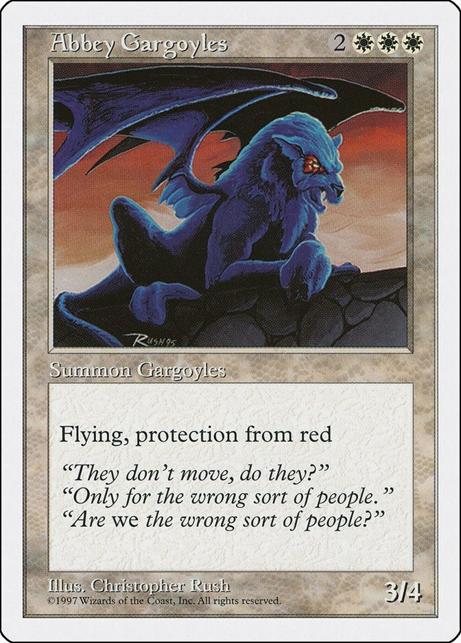 Image for Abbey Gargoyles (Fifth Edition) (5ED) - Magic: The Gathering