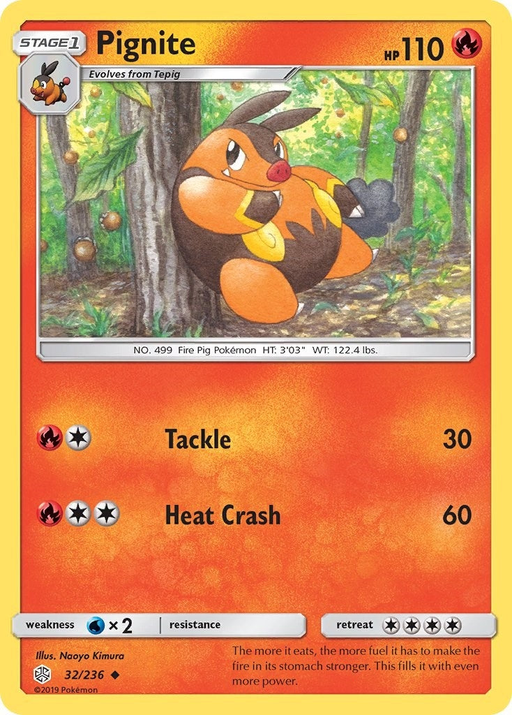 Image for Pignite (32/236) (SM - Cosmic Eclipse) - Pokemon