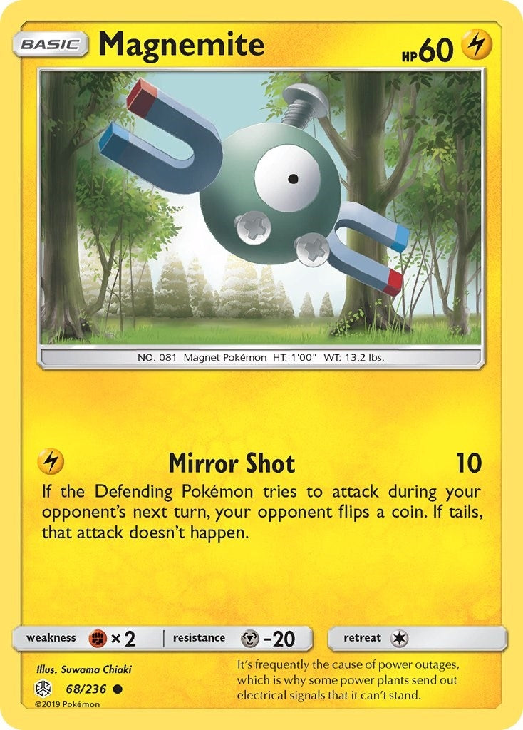 Image for Magnemite (68/236) (SM - Cosmic Eclipse) - Pokemon