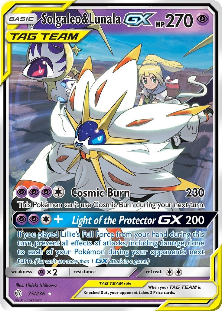 Solgaleo & Lunala GX (75/236) (SM - Cosmic Eclipse)