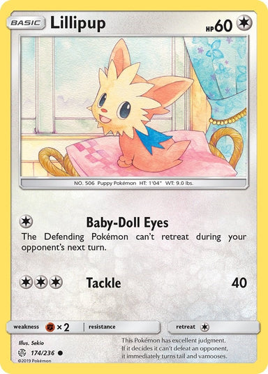 Image for Lillipup (174/236) (SM - Cosmic Eclipse) - Pokemon