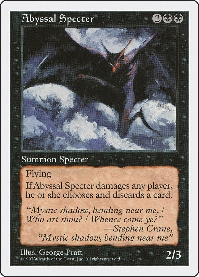Image for Abyssal Specter (Fifth Edition) (5ED) - Magic: The Gathering