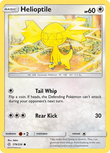 Image for Helioptile (179/236) (SM - Cosmic Eclipse) - Pokemon