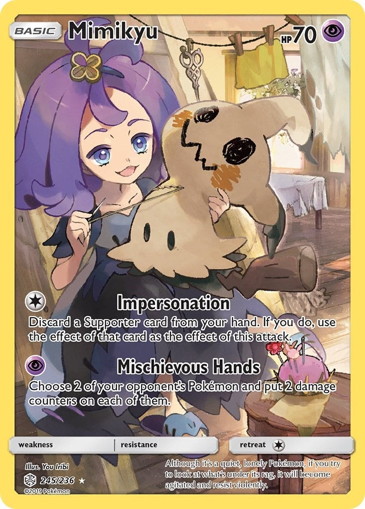 Mimikyu (Secret) (245/236) (SM - Cosmic Eclipse)