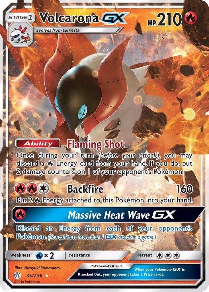 Volcarona GX (35/236) (SM - Cosmic Eclipse)