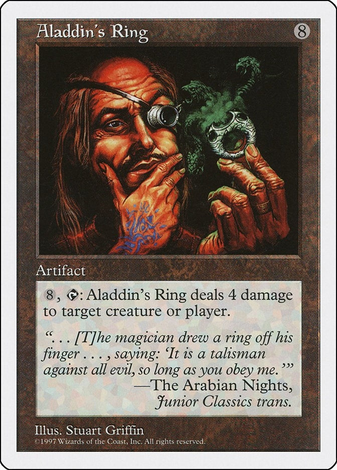 Image for Aladdin's Ring (Fifth Edition) (5ED) - Magic: The Gathering