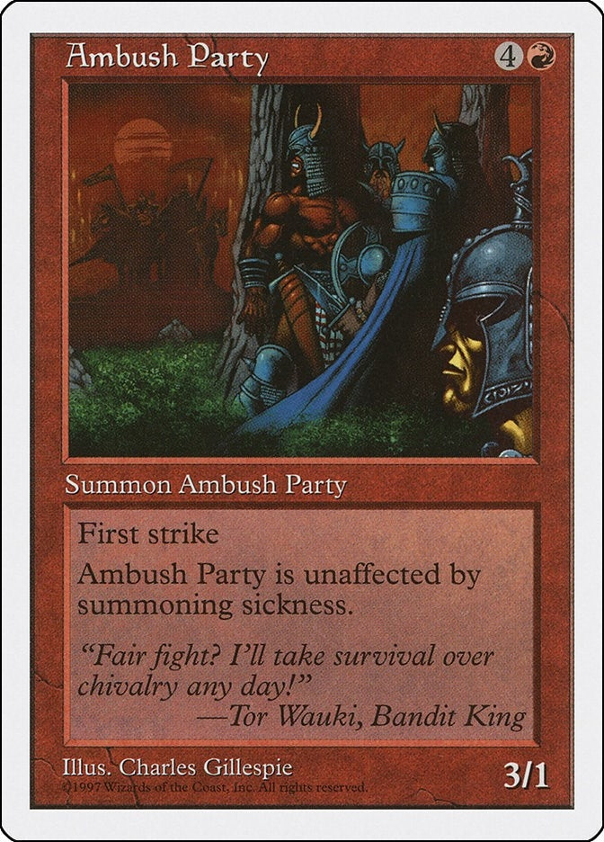 Image for Ambush Party (Fifth Edition) (5ED) - Magic: The Gathering