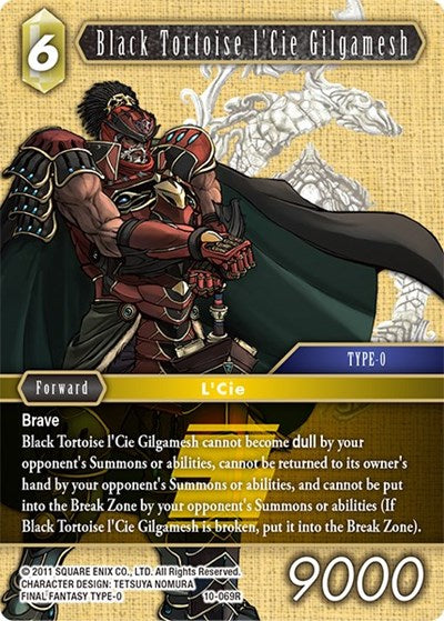 Black Tortoise l'Cie Gilgamesh 10-069R