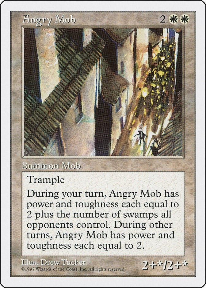 Image for Angry Mob (Fifth Edition) (5ED) - Magic: The Gathering