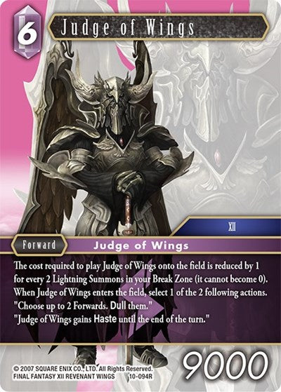 Judge of Wings 10-094R