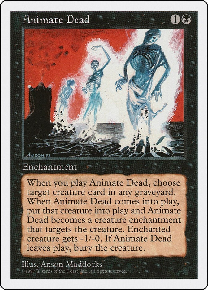Image for Animate Dead (Fifth Edition) (5ED) - Magic: The Gathering