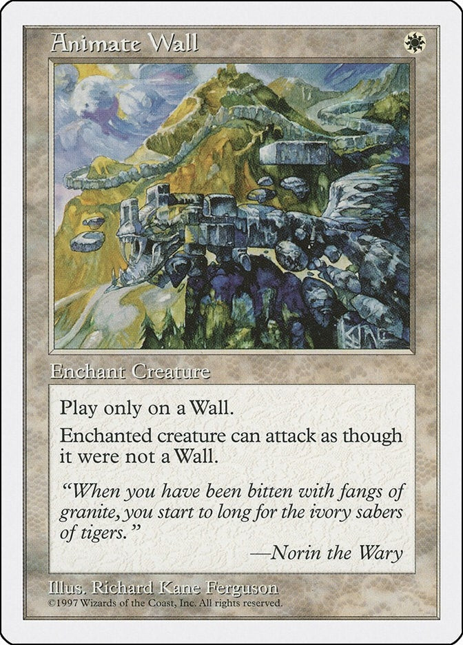 Image for Animate Wall (Fifth Edition) (5ED) - Magic: The Gathering