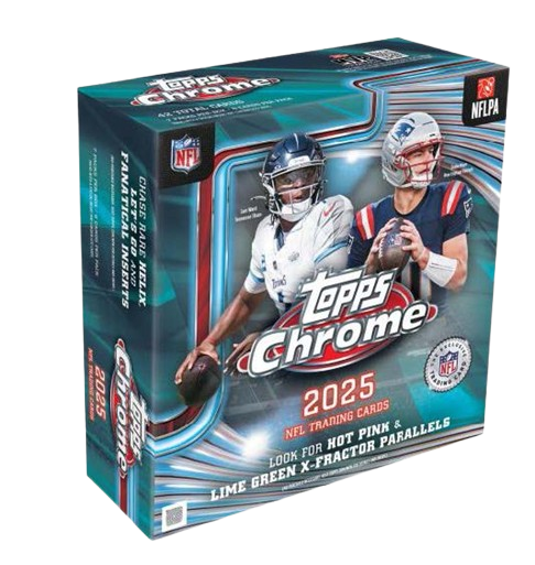 2025 Topps Chrome NFL Football Mega Box