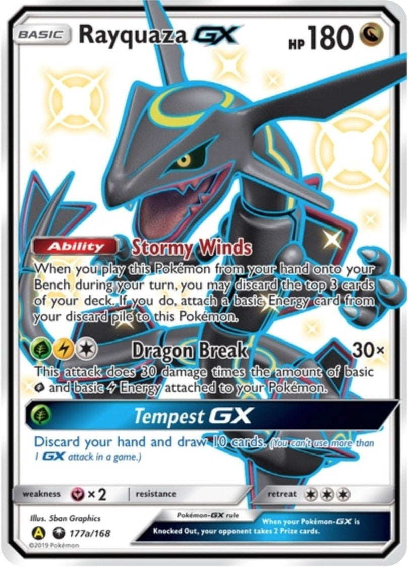 Rayquaza GX - 177a/168 (177a/168) (Alternate Art Promos)