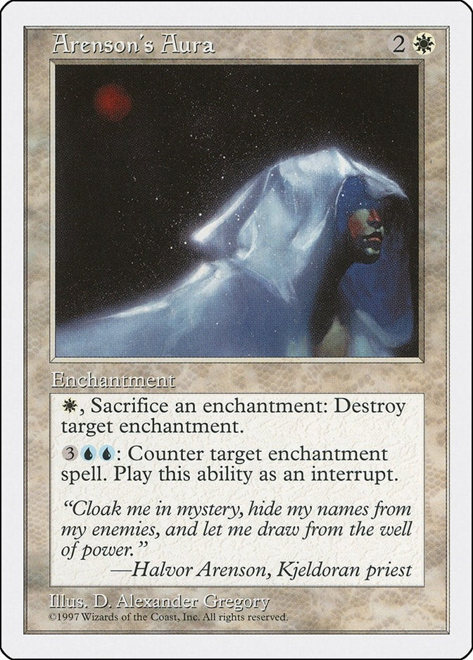 Image for Arenson's Aura (Fifth Edition) (5ED) - Magic: The Gathering