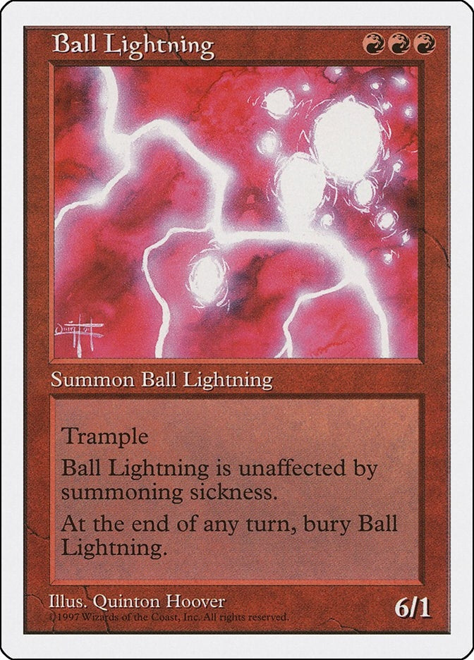 Image for Ball Lightning (Fifth Edition) (5ED) - Magic: The Gathering