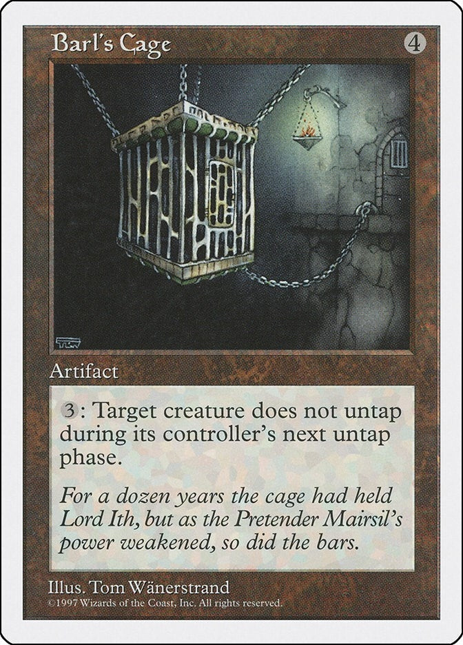 Image for Barl's Cage (Fifth Edition) (5ED) - Magic: The Gathering