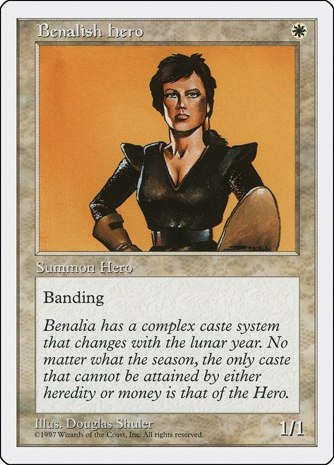 Image for Benalish Hero (Fifth Edition) (5ED) - Magic: The Gathering