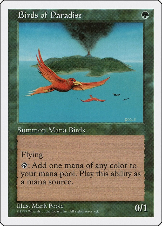 Image for Birds of Paradise (142) (Fifth Edition) (5ED) - Magic: The Gathering