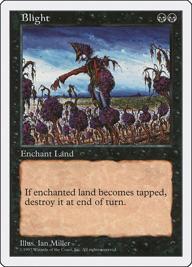 Image for Blight (Fifth Edition) (5ED) - Magic: The Gathering