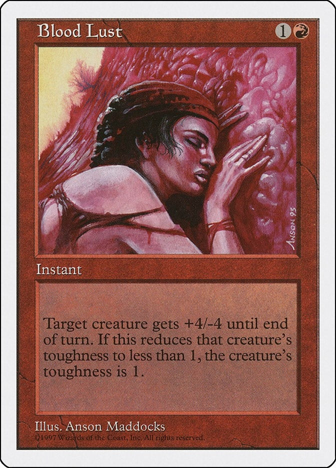 Image for Blood Lust (Fifth Edition) (5ED) - Magic: The Gathering