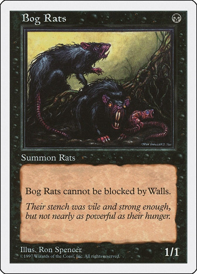 Image for Bog Rats (Fifth Edition) (5ED) - Magic: The Gathering