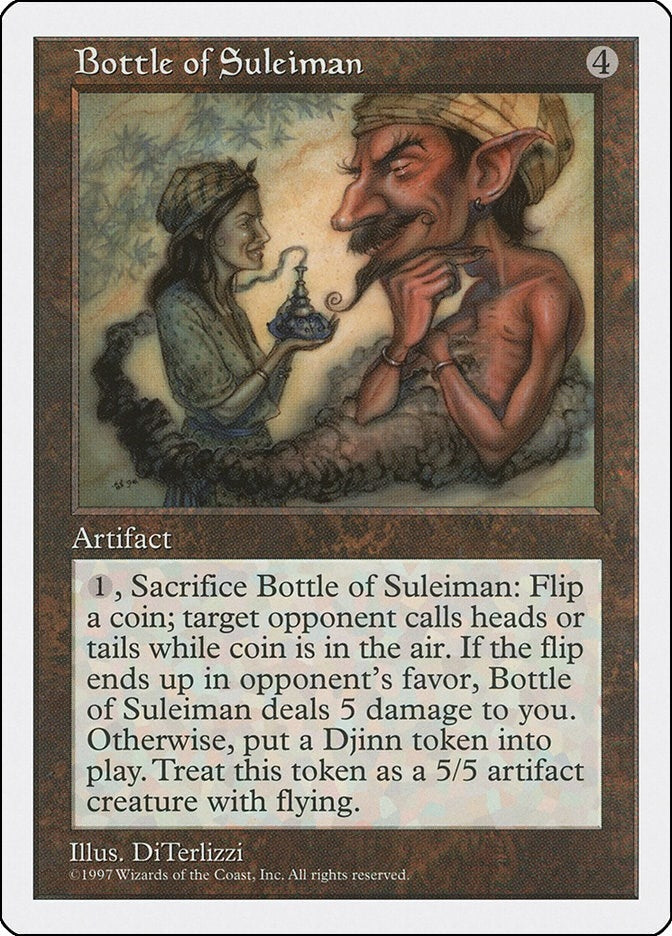 Image for Bottle of Suleiman (Fifth Edition) (5ED) - Magic: The Gathering