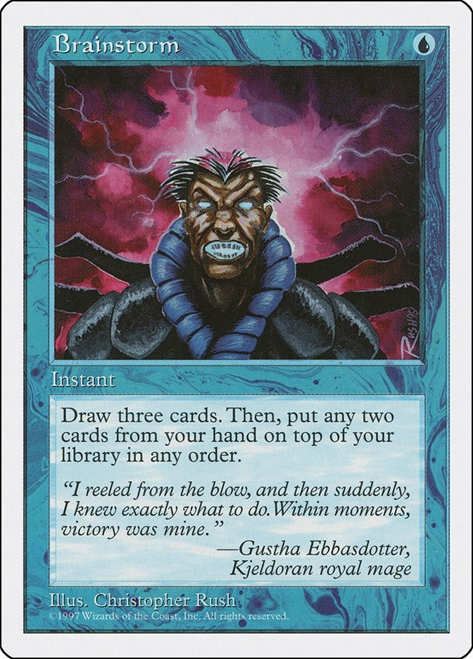 Image for Brainstorm (Fifth Edition) (5ED) - Magic: The Gathering