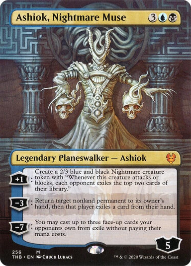 Image for Ashiok, Nightmare Muse (Borderless) (256) (THB) - Magic: The Gathering