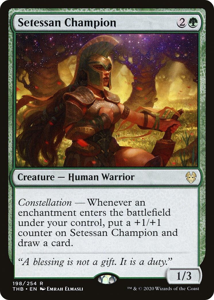 Setessan Champion (198) (Theros Beyond Death)