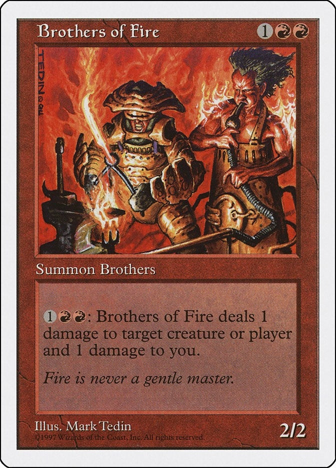 Image for Brothers of Fire (Fifth Edition) (5ED) - Magic: The Gathering