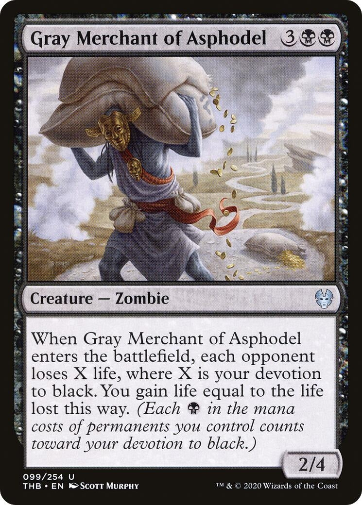 Gray Merchant of Asphodel (99) (Theros Beyond Death)