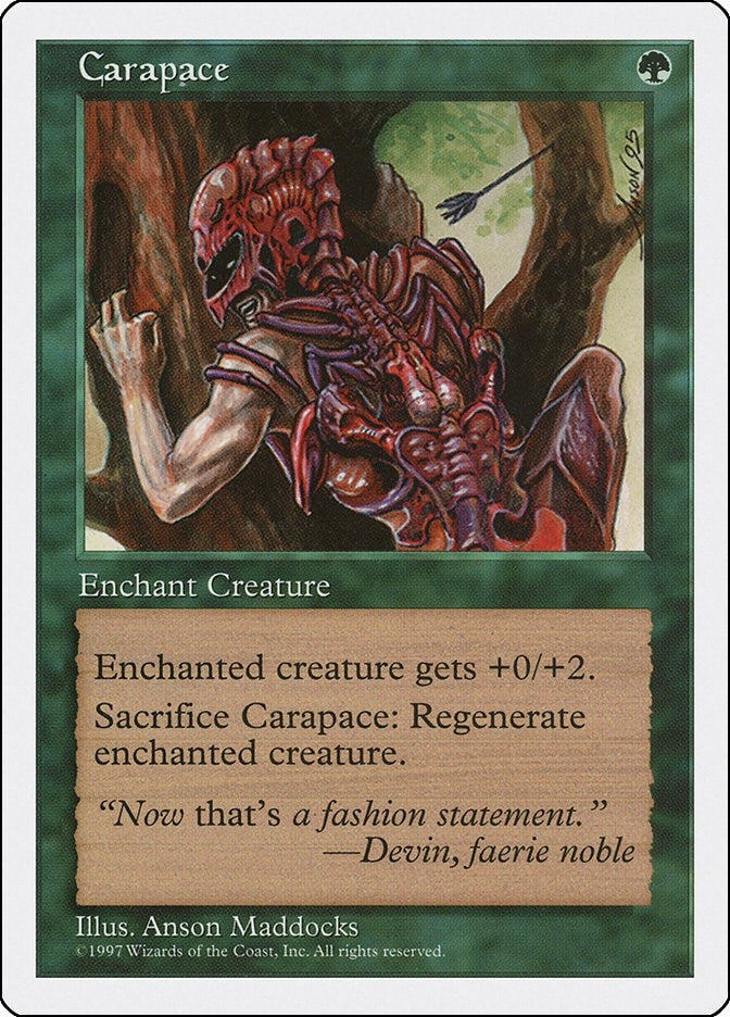 Image for Carapace (Fifth Edition) (5ED) - Magic: The Gathering