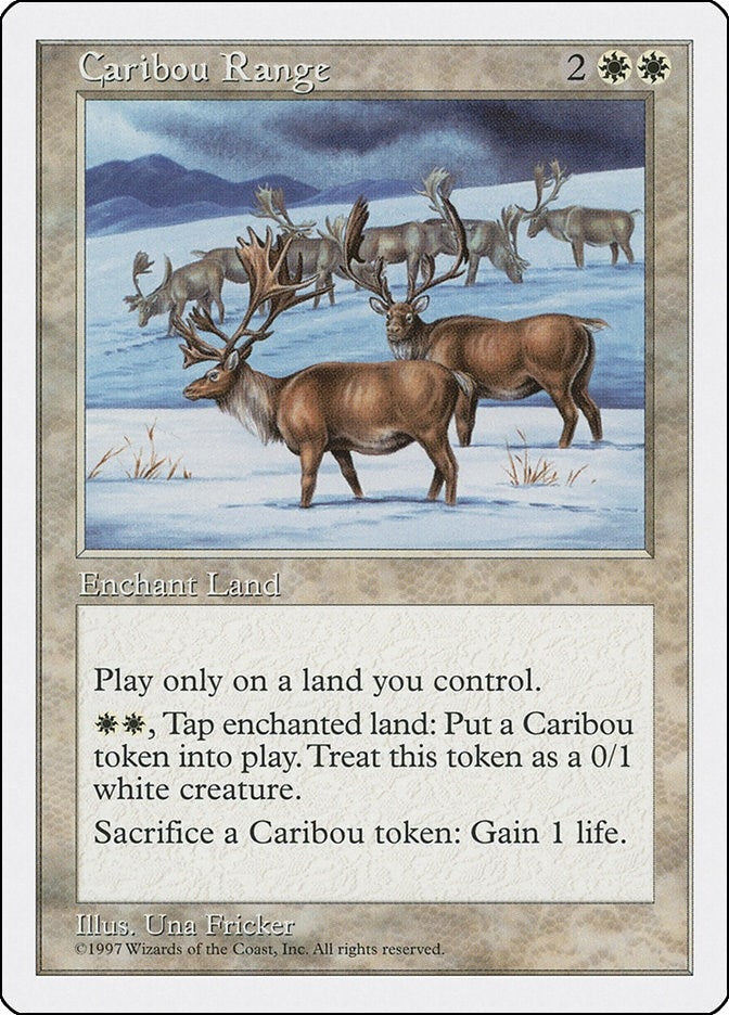 Image for Caribou Range (Fifth Edition) (5ED) - Magic: The Gathering