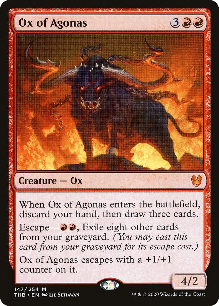 Image for Ox of Agonas (147) (Theros Beyond Death) (THB) - Magic: The Gathering