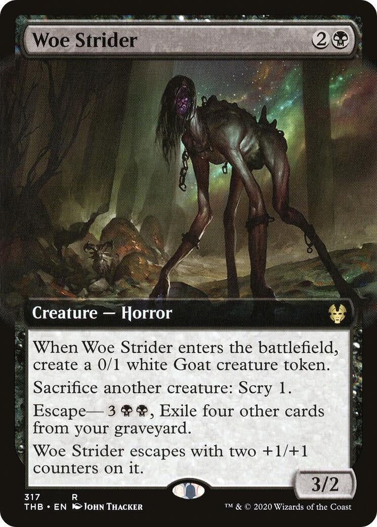 Woe Strider (Extended Art) (317) (Theros Beyond Death)