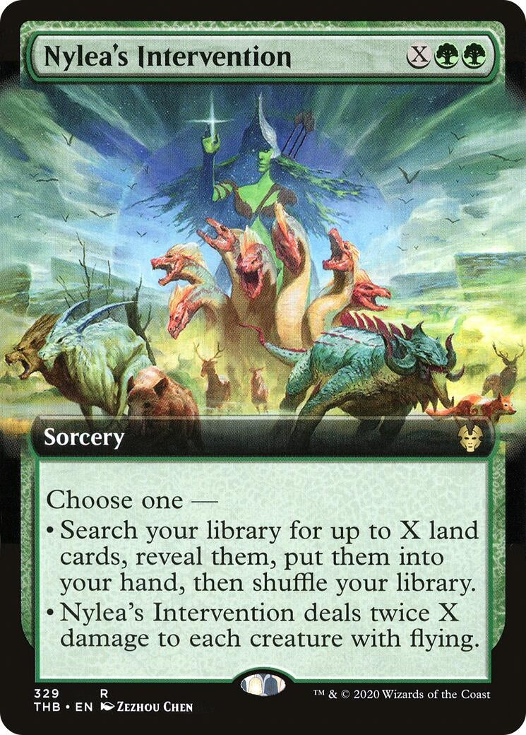 Nylea's Intervention (Extended Art) (329) (Theros Beyond Death)