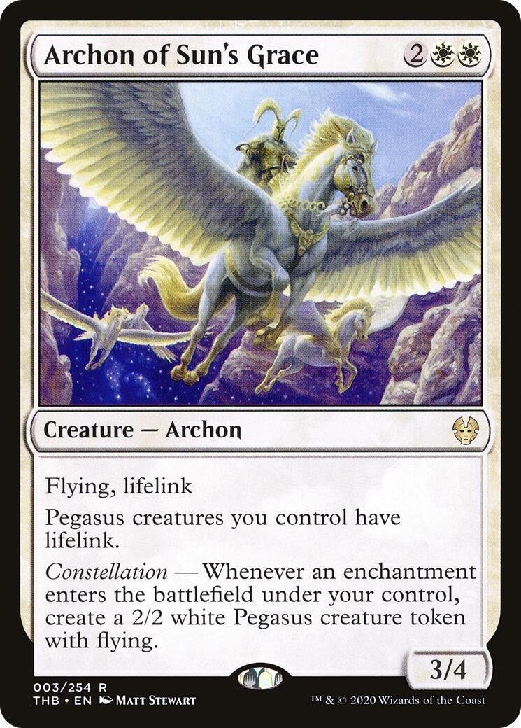 Archon of Sun's Grace (3) (Theros Beyond Death)