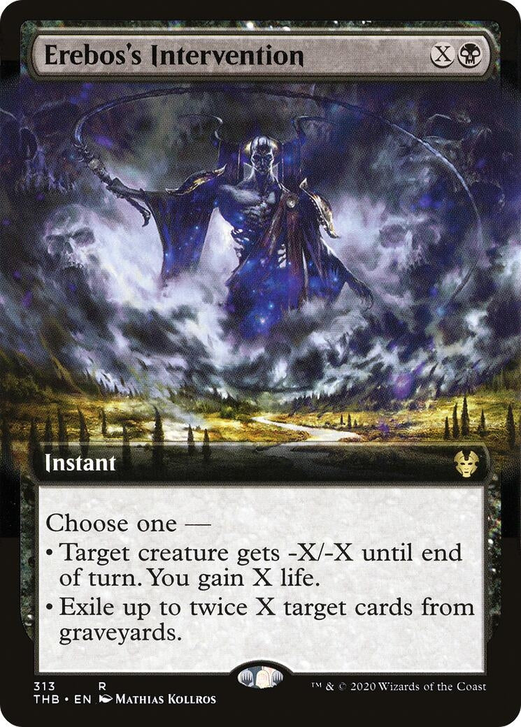 Image for Erebos's Intervention (Extended Art) (313) (Theros Beyond Death) (THB) - Magic: The Gathering